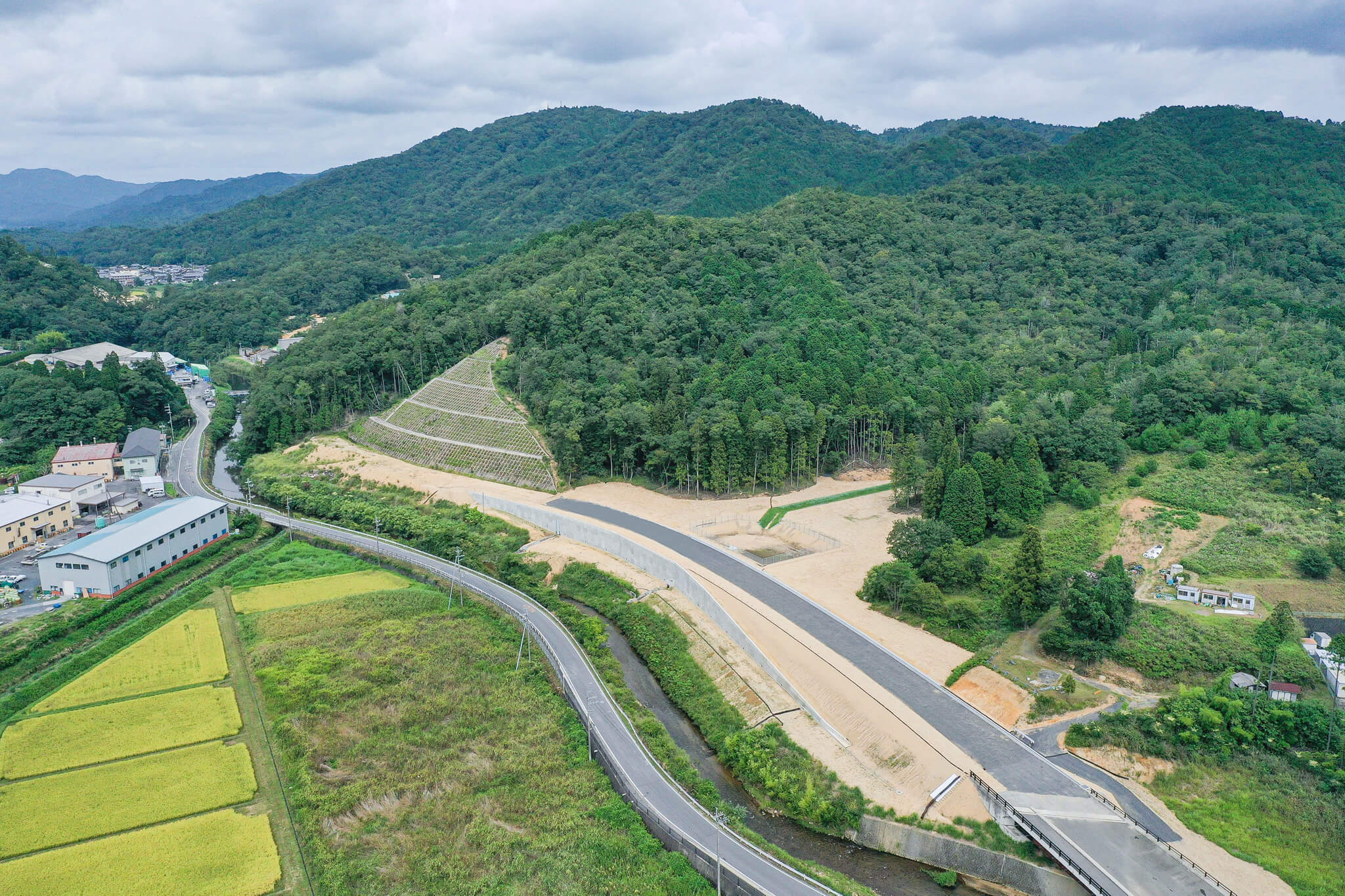 画像：国道307号補助道路整備工事