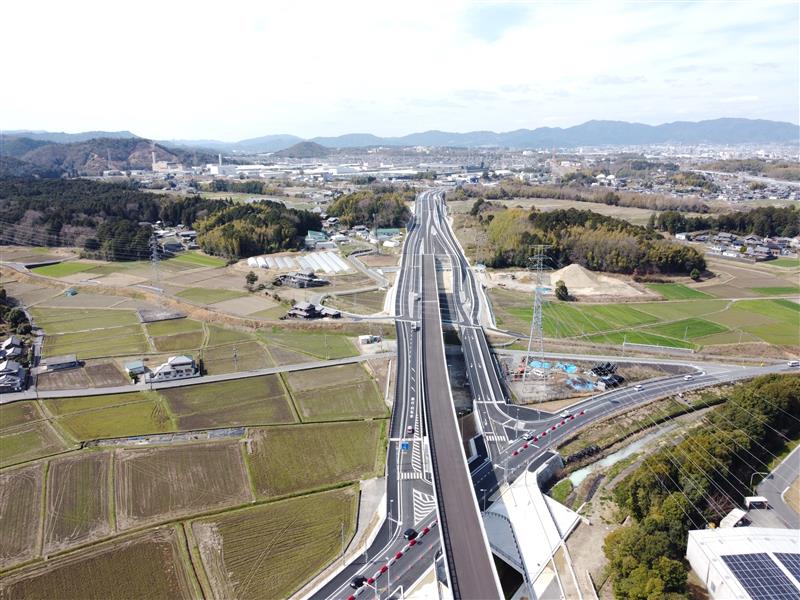 画像：大津能登川長浜線補助道路整備工事