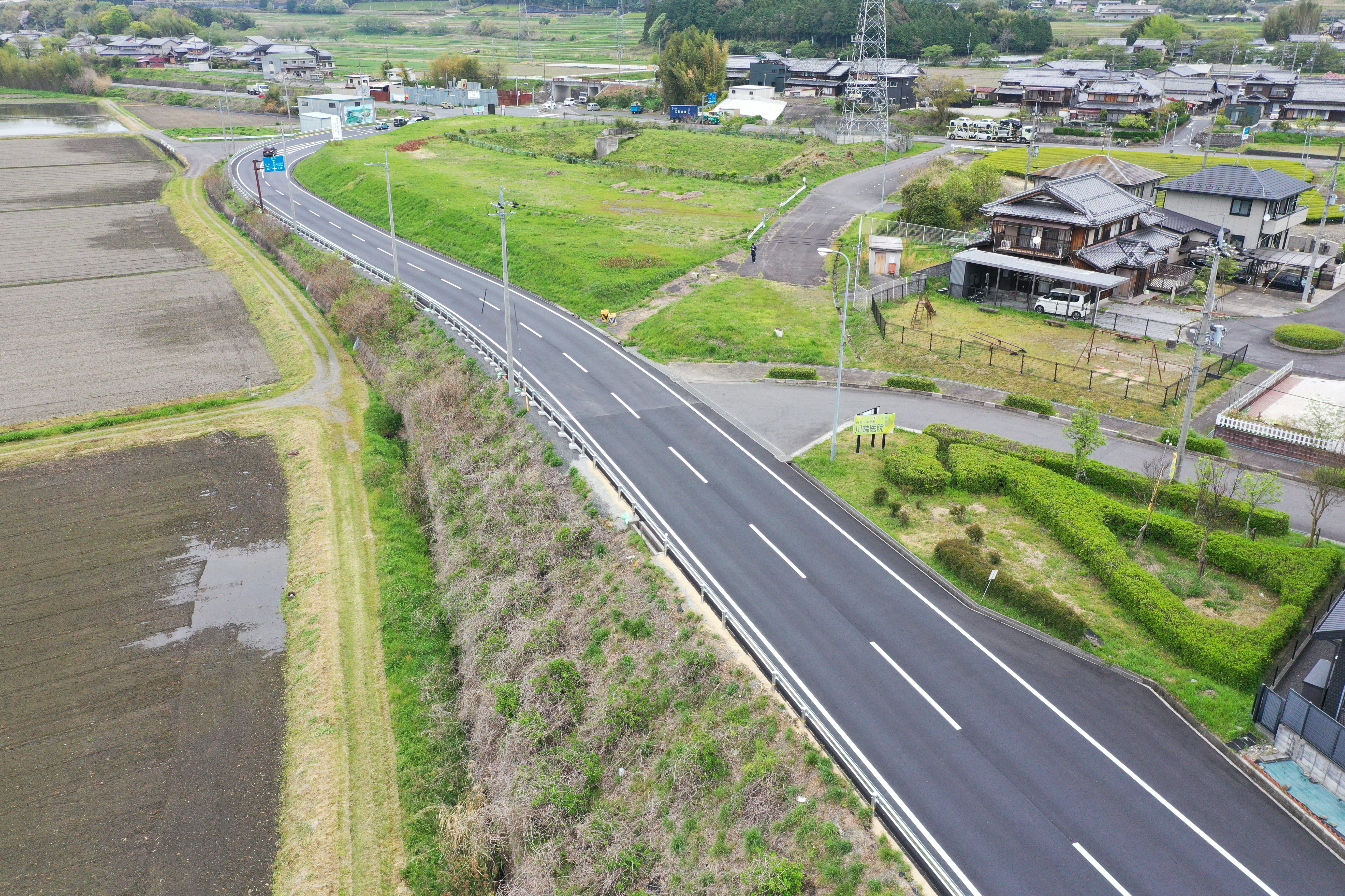 画像：鹿深2地区広域農道舗装その3工事